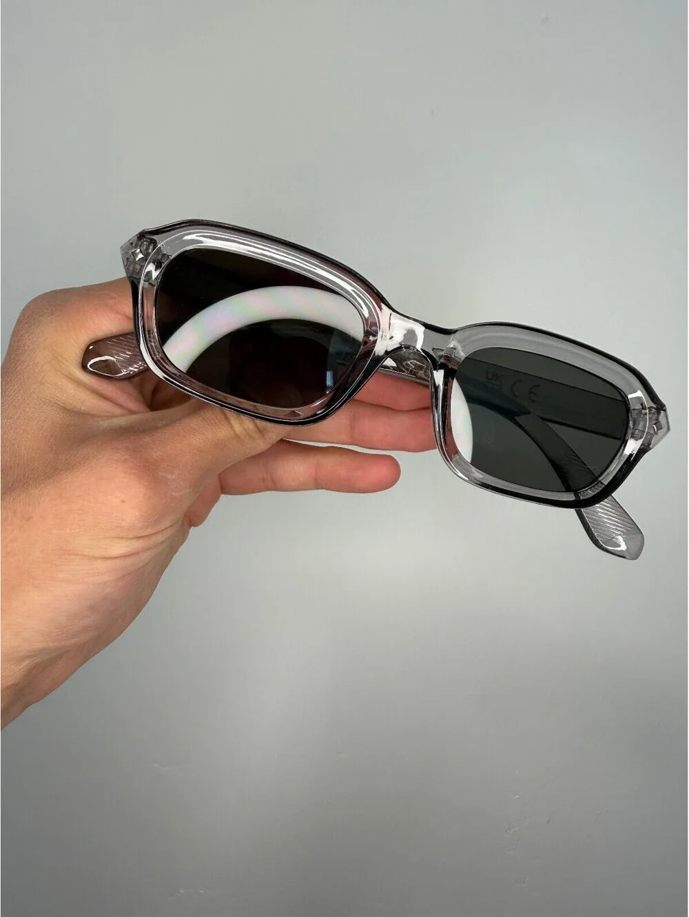 Gray Translucent Sunglasses A-30